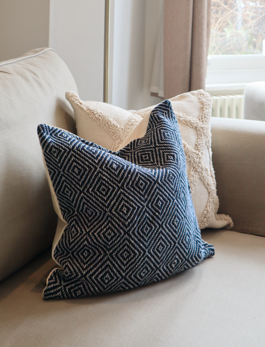 Classic Cushion Cover - Maze Black - 40x40cm