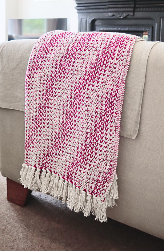 Comfort Throws - 125x150cm - Ruby Pink Two Tone