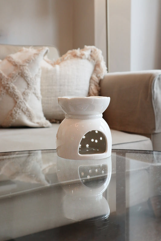 Tree of Life Oil Burner - Ivory