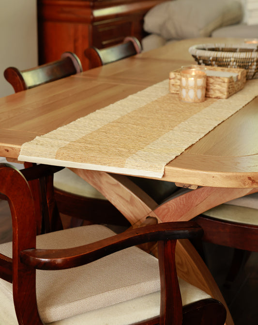 Natural Vetiver Roots Table Runner - 180cm