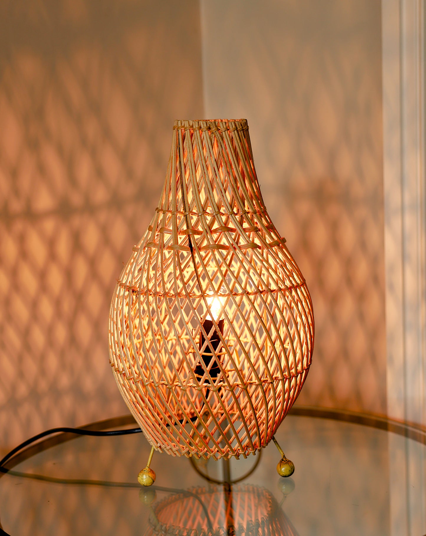 Rattan Natural Table Lamp